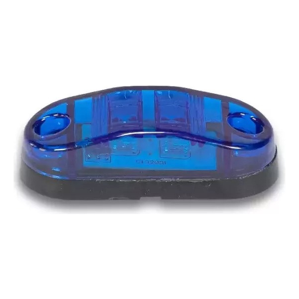 Par Lanterna Delimitadora Azul Led 12v 24v Caminhão Baú