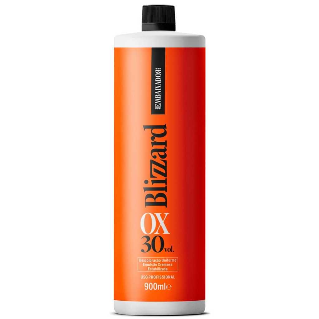 OXEMBAIXADOR 30 VOLUMES AGUA OXIGENADA BLIZZARD  900ML