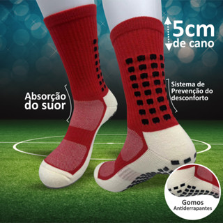 Meias esportiva de futebol e outros esportes antiderrapantes resistentes ao desgaste de alta qualidade Unissex Cano 5 cm