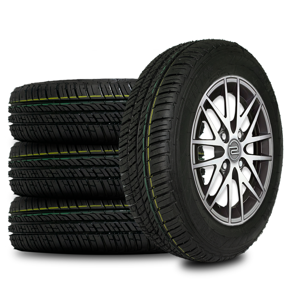 Jogo 4 Pneu Remoldado 165/70 R13 Remold Aro 13 Linha Premium com Garantia e selo do INMETRO