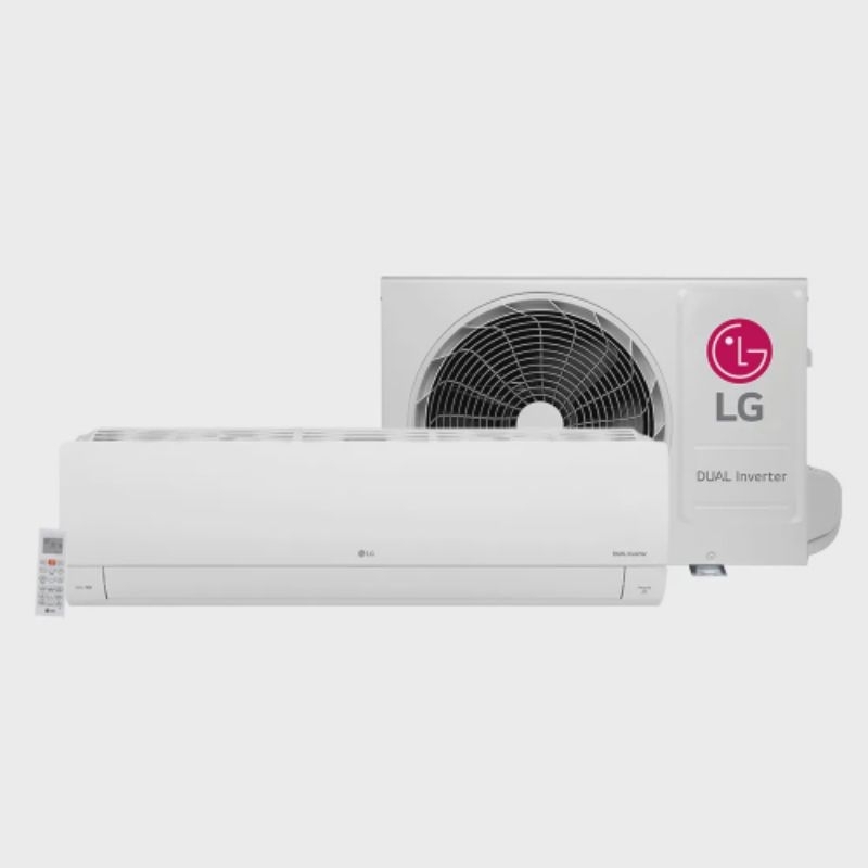 Ar Condicionado Split Hi Wall Inverter LG Dual Compact R-32 12000 BTU/h Frio S3NQ12JAQAL. EB2GAMZ - 220 Volts