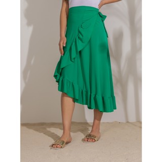 saia praia liso de crepnho liso feminina