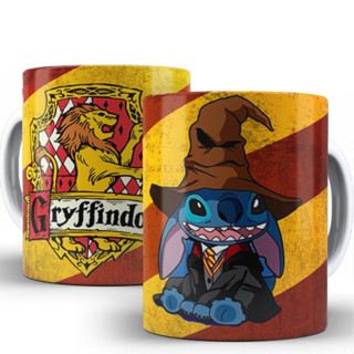 Caneca Personalizada Stitch Casa Grifinória Harry Potter