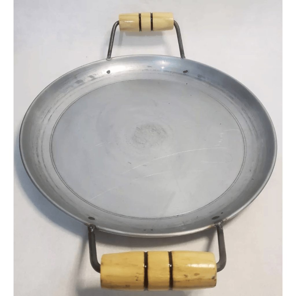 Imagem Tacho Borda Alta Paella Frigideira 32cm Tacho Profissional Wok Em Aço Reforçado