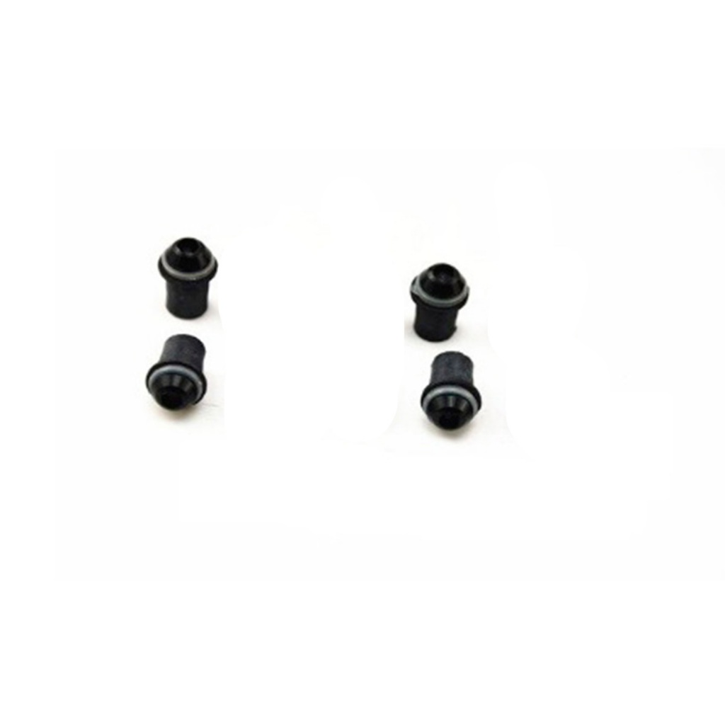 Kit Com 4 Parafusos Preto Com Buchas Para Bolha XT 660 e Sahara 350 — imagem 2 de 2