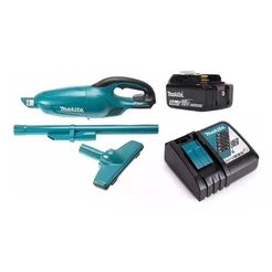 Aspirador De Pó Makita DCL180Z 18v + Carregador Bivolt + Bateria 5ah