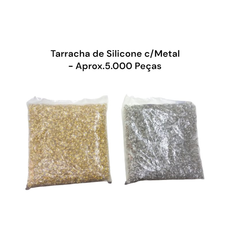 Tarracha de Silicone c/Metal-Aprox. 5.000 peças