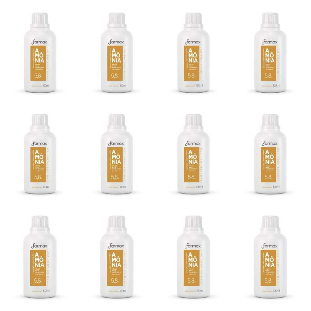 12 SOLUCAO A BASE DE AMONIA 100ML - FARMAX