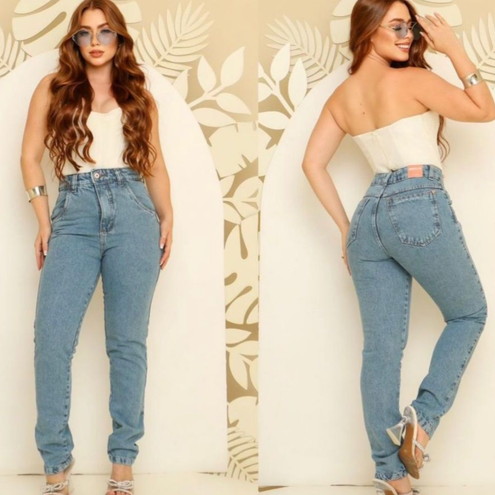 Calça Jeans Feminina Mom Premium