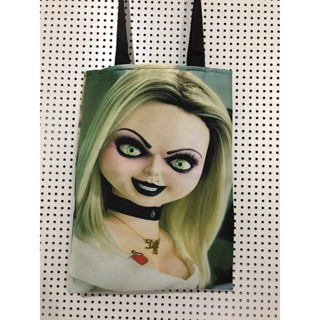 bolsa sacola dupla face noivado Chucky Tifany terror estilo ecobag