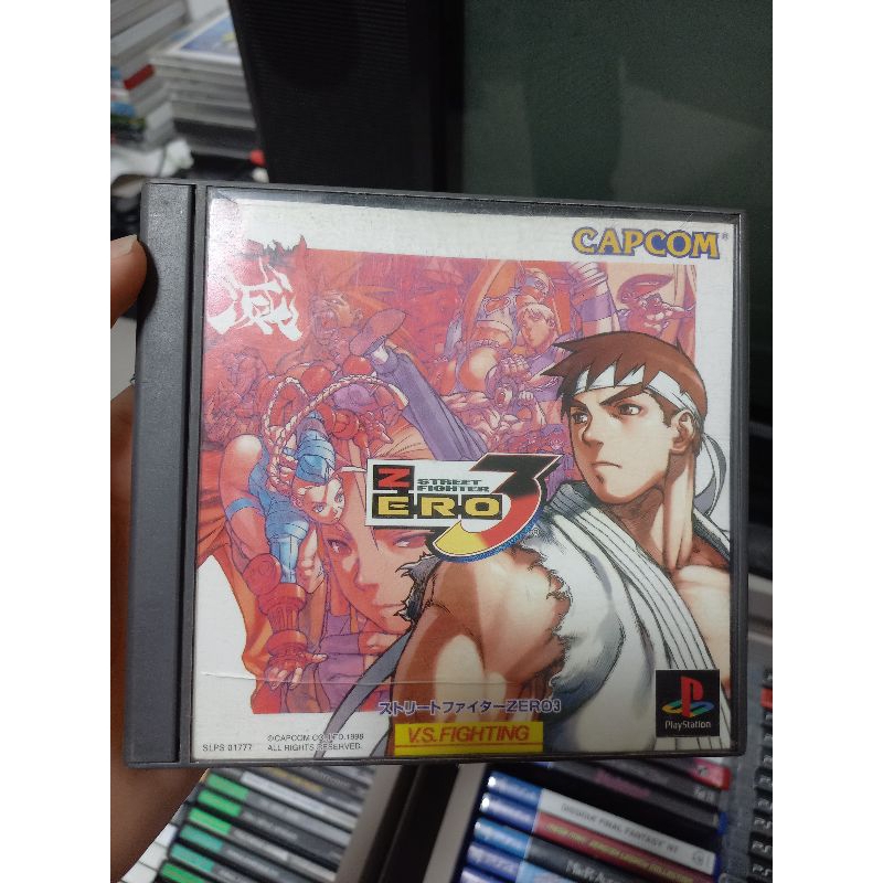 Street fighter zero 3 ps1 original