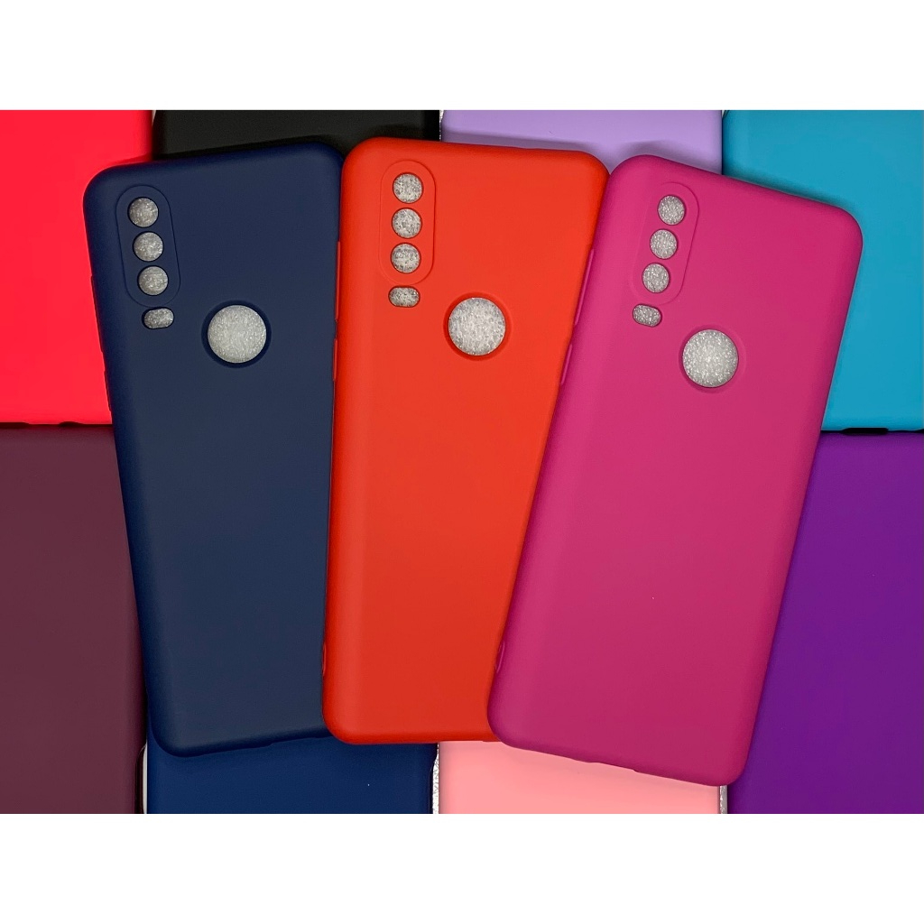Kit Capa + pelicula 3D Motorola Moto One Action  Ou apenas capinha  de silicone aveludada em Oferta na Shopee