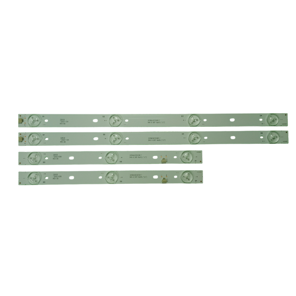 Kit 4 Barras Reta Led Semp Dl3253w Dl3253 32l1500