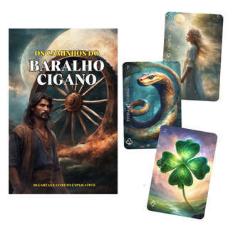 Baralho Cigano Lenormand 36 Cartas 100% Plastificado Manual Digital E Fisico Lançamento em Oferta na Shopee