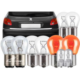Kit Lâmpadas Lanterna Traseira Peugeot 206 207 208 307 308