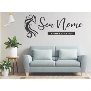 Adesivo Decorativo Parede Vidro Salão Cabeleireiro Mod.3