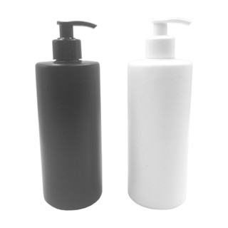 FRASCO PLÁSTICO 500ML CILÍNDRICO PEAD C/ VÁLVULA PUMP IDEAL PARA SHAMPOO E CONDICIONADOR