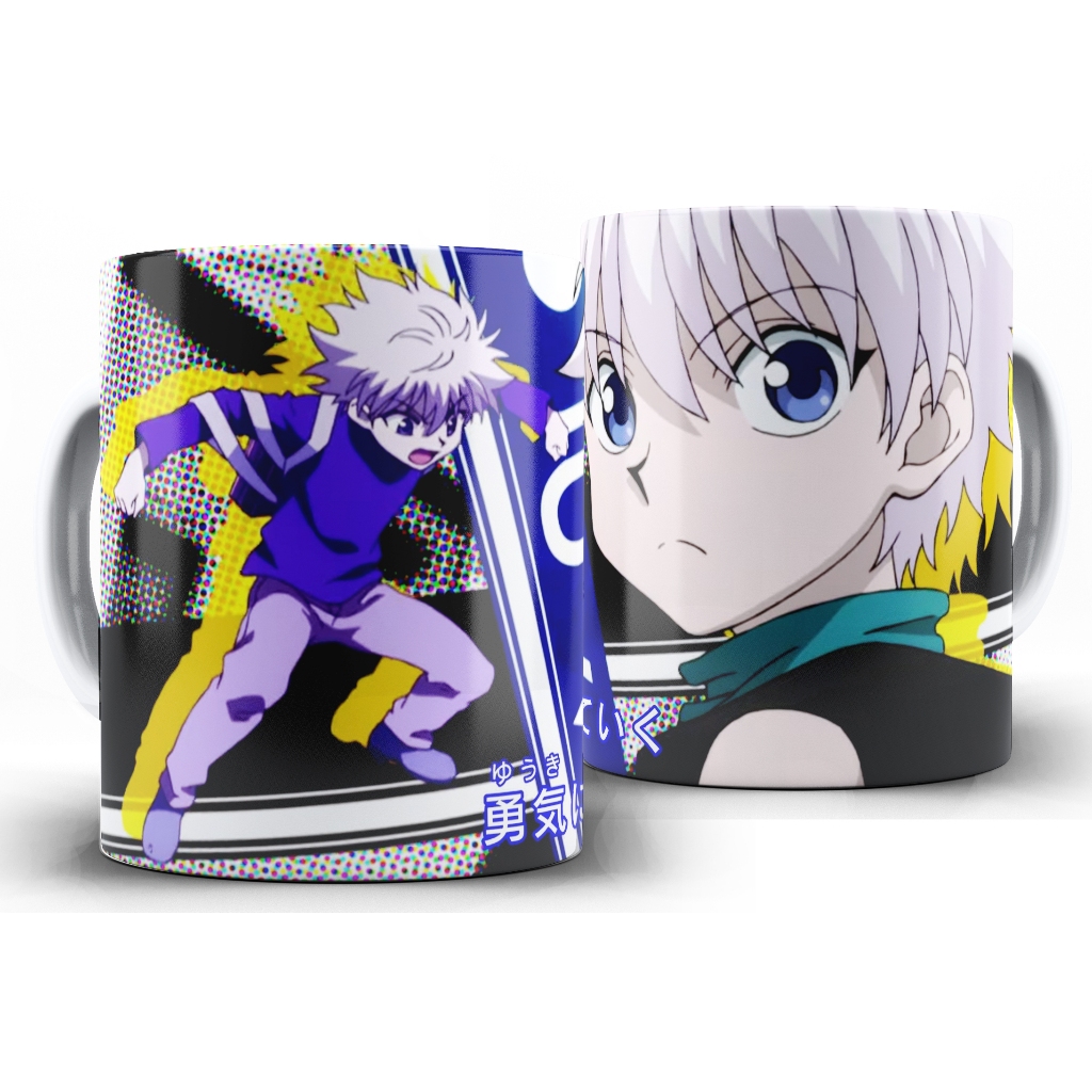 Caneca Anime - Hunter X Hunter - Killua Zoldyck intro em Oferta na Shopee