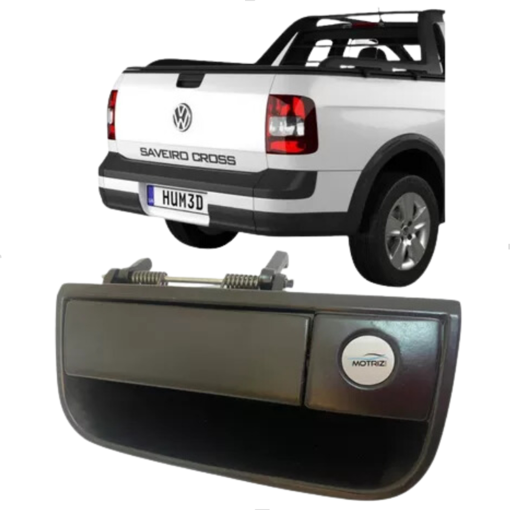 Maçaneta Saveiro Cross Tampa Traseira Saveiro G5 G6 Com Furo em Oferta na Shopee
