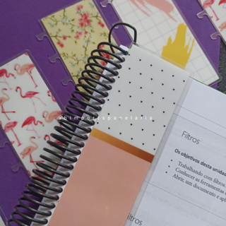 Marcador de Página Espiral | Wire-o | 15 cm| Para agendas e cadernos  | encaixável e reposicionável em Oferta na Shopee