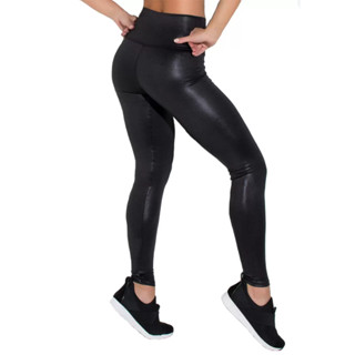 Calça Legging Feminina Cirrê Suplex Academia Fitness