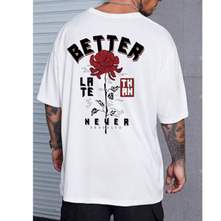 Camiseta Oversized Estampada Streetwear Better Camisa Larga