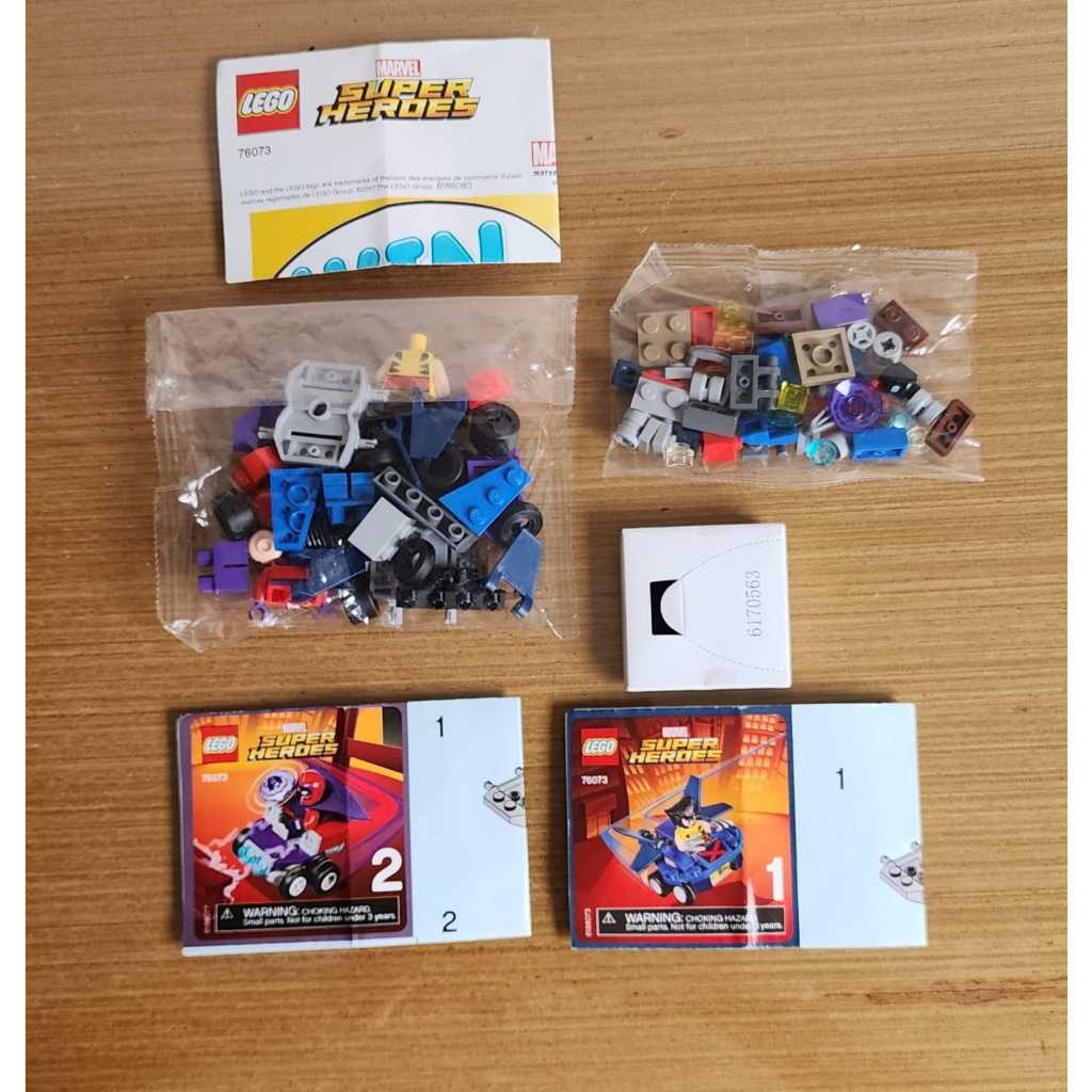 Lego 76073 Super Heroes Mighty Micros Wolverine Vs. Magneto Sem caixa