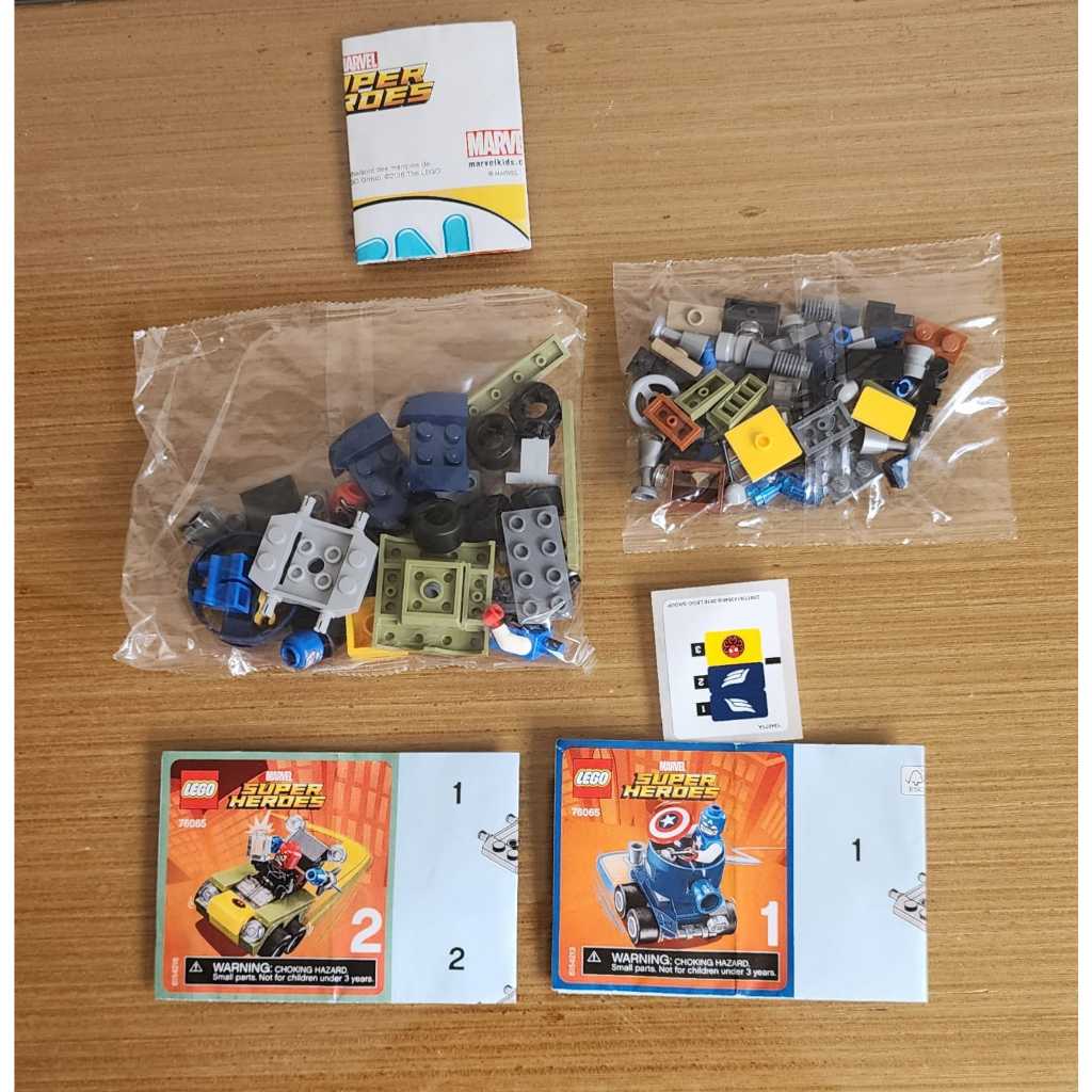Lego Super Heroes Mighty Micros: Captain America vs Red Skull 76065 Sem a caixa