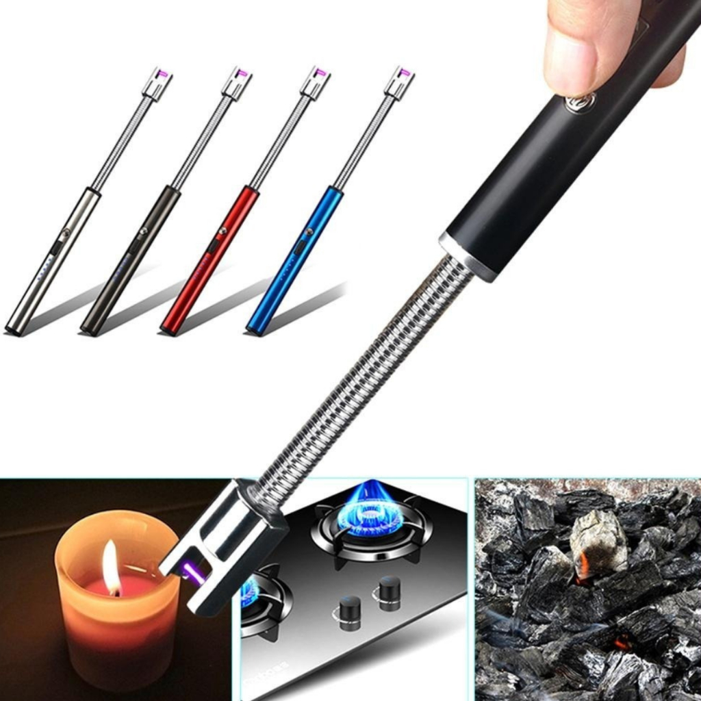 Acendedor Fogão Churrasqueira Recarregável USB Isqueiro Eletrônico Plasma De Luxo em Oferta na Shopee
