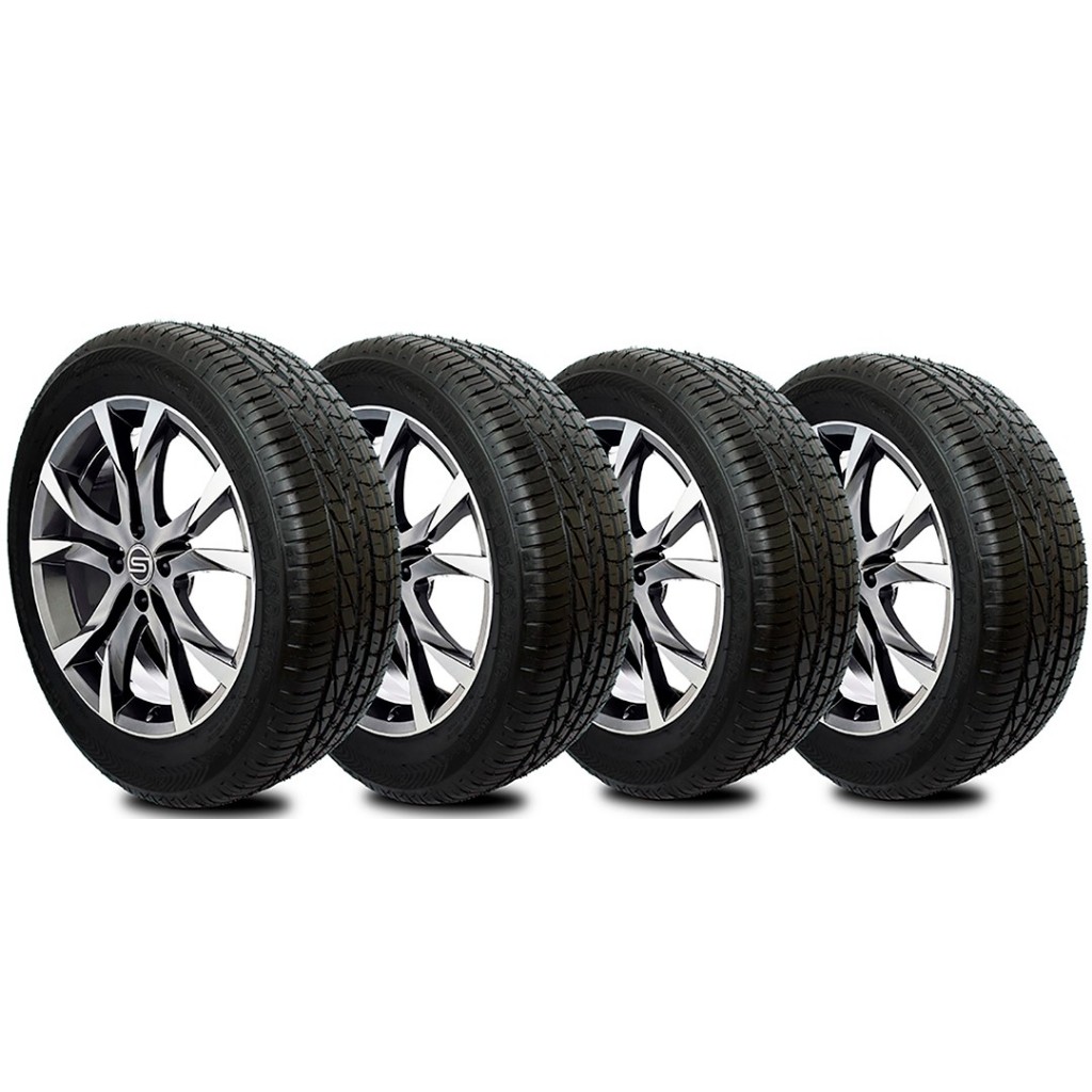 Jogo 4 Pneus 205/60R16 Remold Pneu Aro 16 Linha Premium com Garantia e selo do INMETRO