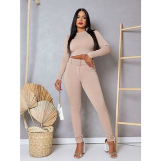 CALÇA CANELADO CONFORT 3D FEMININA SKINNY LUXO
