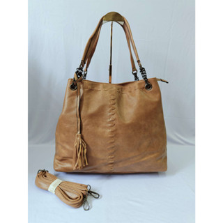 Bolsa De Grande Capacidade Feminina Bolsa Laderal PU Couro