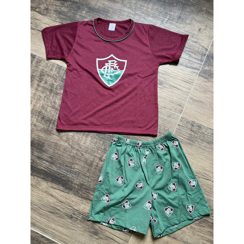 Pijama Fluminense Time Tricolor Infantil Juvenil Temático De Malha Algodão Short Personagem Time Vingadores Disney Marvel Verão Menino Masculino Atacado Revenda em Oferta na Shopee