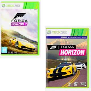 KIT FORZA HORIZON 1 e 2 XBOX-360 DESBLOQUEADOS