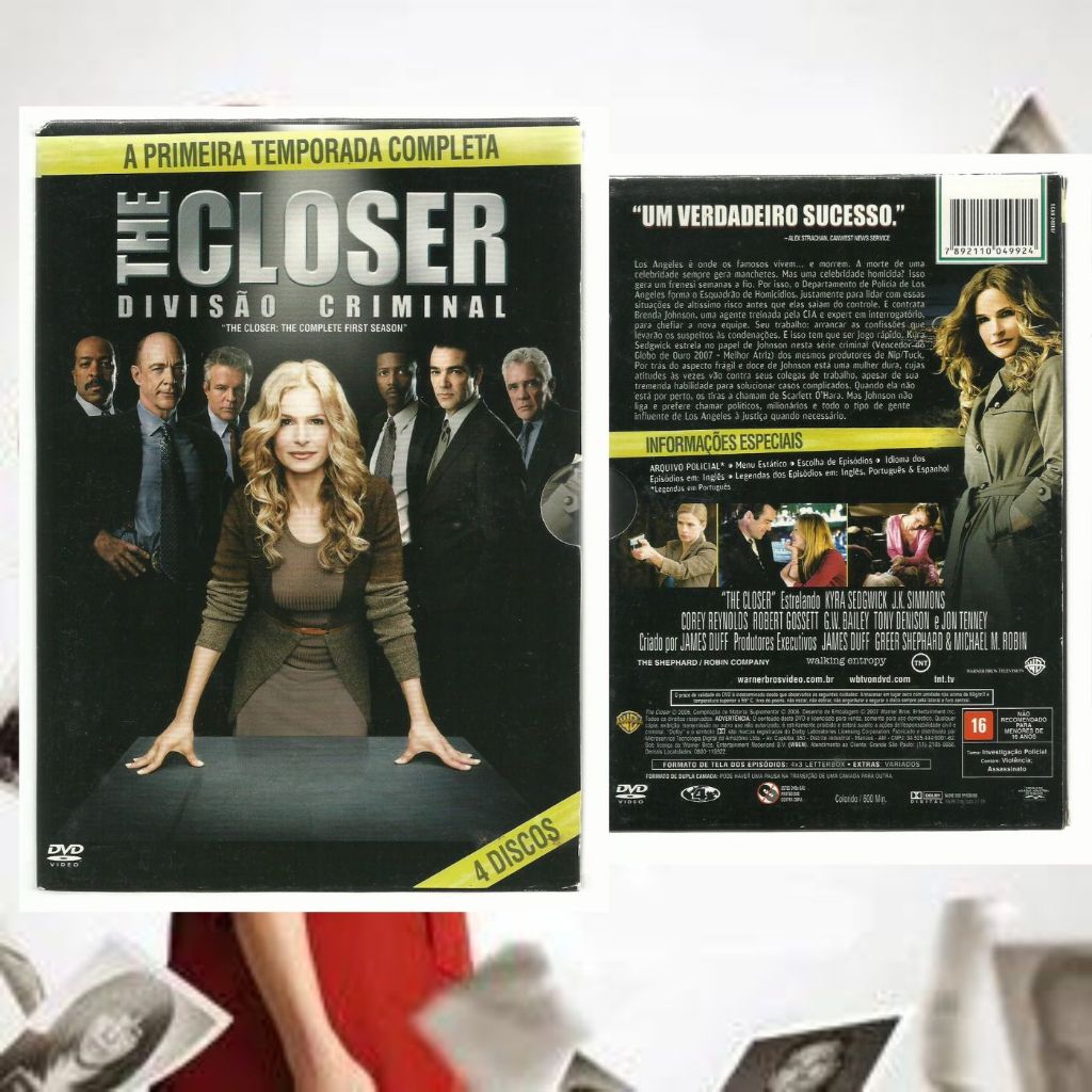 The Closer- Divisão Criminal- Primeira Temporada- Completa - DVD Usado