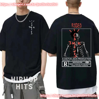 Camiseta T-shirt Unissex Algodão Travis Rodeo Rapper em Oferta na Shopee