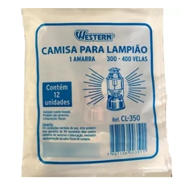 Camisa Para  Lampião 300-400w  12 Unidades Cl - 350