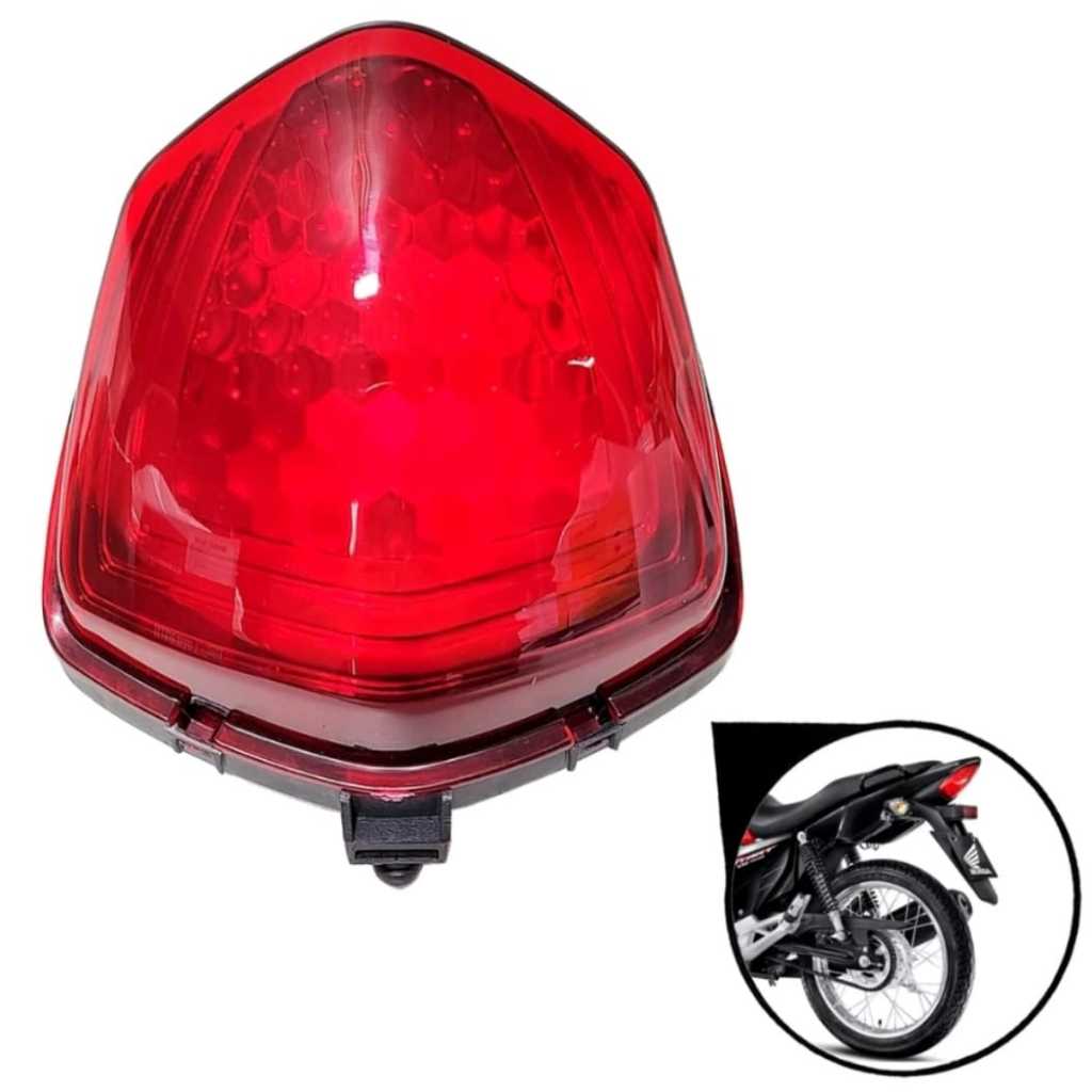 Lanterna Traseira Titan Fan Start Cg Cargo 125/150/160 2014 A 2023 Modelo Origin