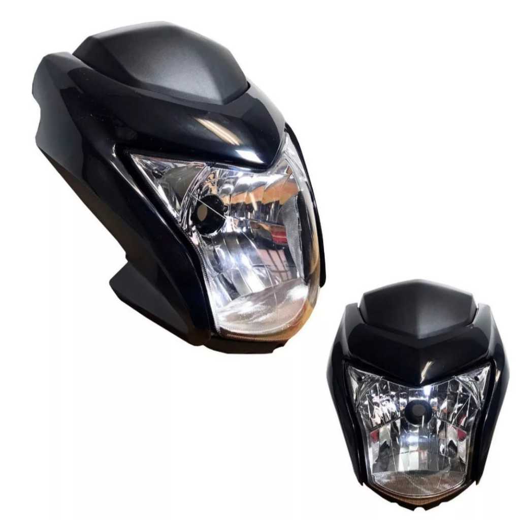 Frente Farol Completo Nxr160 Bros 2015 2018 2020 2021 Preto