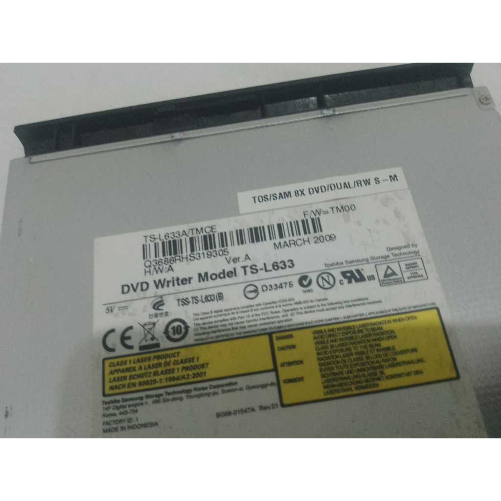 Leitor Dvd & Cd Notebook Positivo Mobile Z77