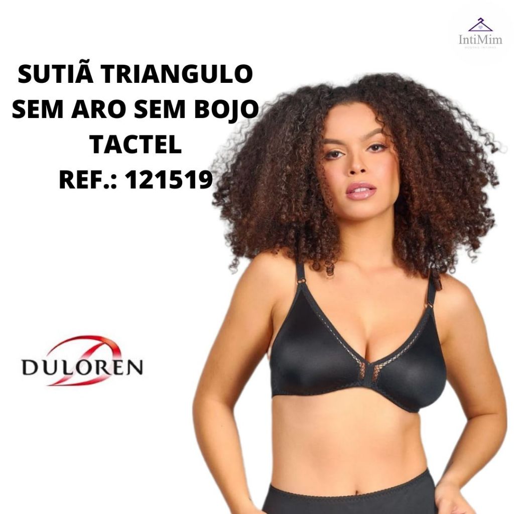 Sutiã triângulo sem aro sem bojo Tactel Duloren Ref.: 121519 em Oferta na Shopee