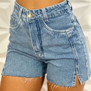 Shorts Mom Sem Elastano Linha Premium 5029