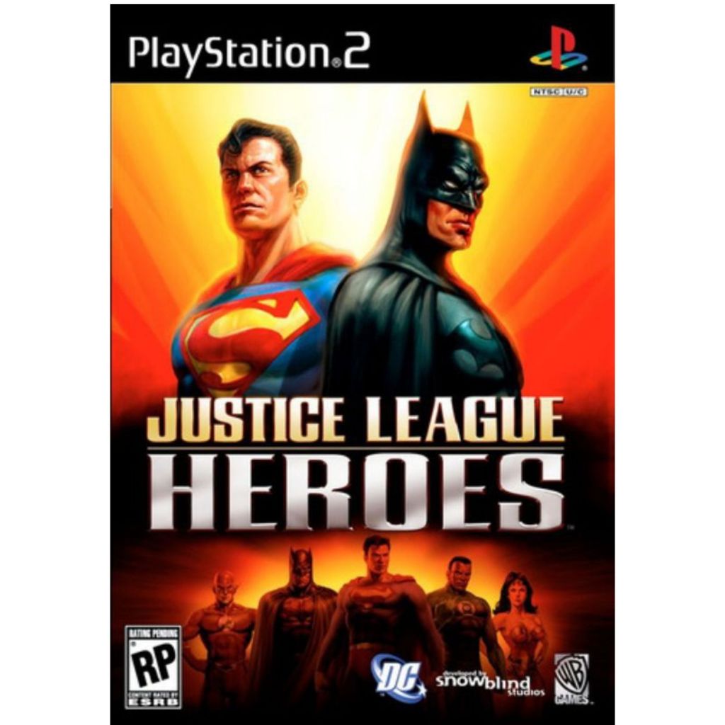 Jogo do Justice League Heroes Ps2 Playstation 2 Patch Oferta