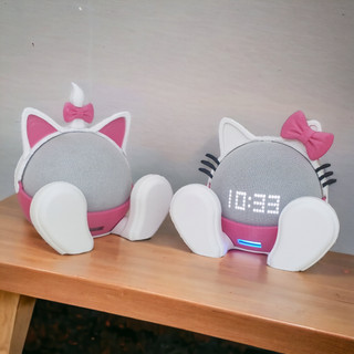 Suporte Alexa Echo Dot 4 ou Echo Dot 5 Hello Kitty ou Gatinha Marie - Presente, decoração