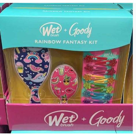 Kit escova desembaraçante Infantil Wet & Brush importada