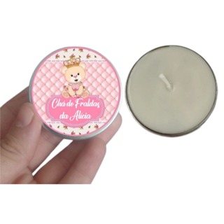 10 Latinhas com velas aromaticas para lembrancinha em Oferta na Shopee