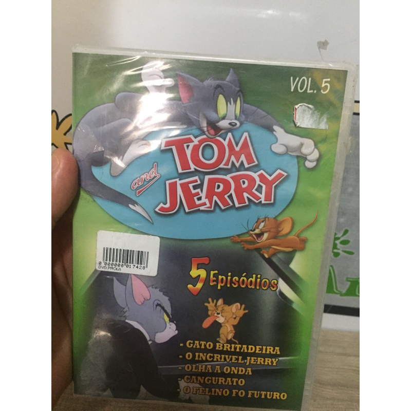 Dvd Tom And Jerry Vol 5 Com 5 Episódios, Dublado E Legendado