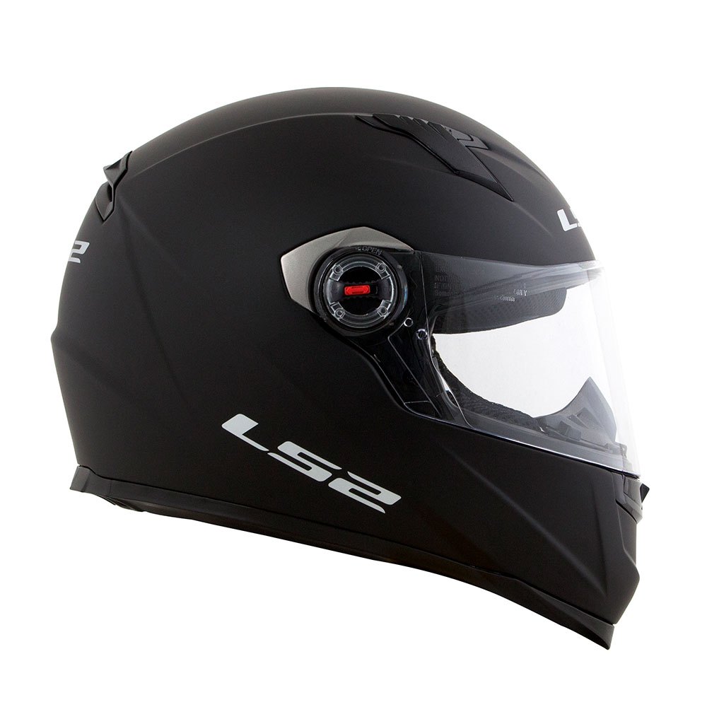 Capacete Ls2 Ff358 Monocolor Matte Black / Preto Fosco