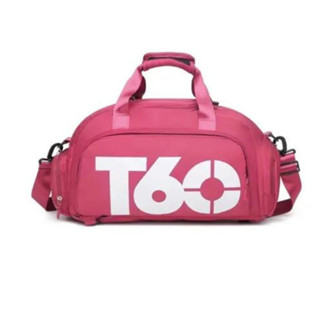 Bolsa mala T60 academia e viagem feminina com alça transversal impermeável