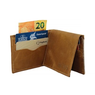 Carteira Masculina grande de Couro Legitimo Premium modelo L executiva CNH e Cédulas